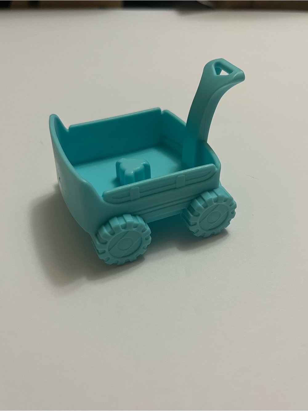 Fisher Price Little People Christmas Blue Playground Toy Wagon with Handle